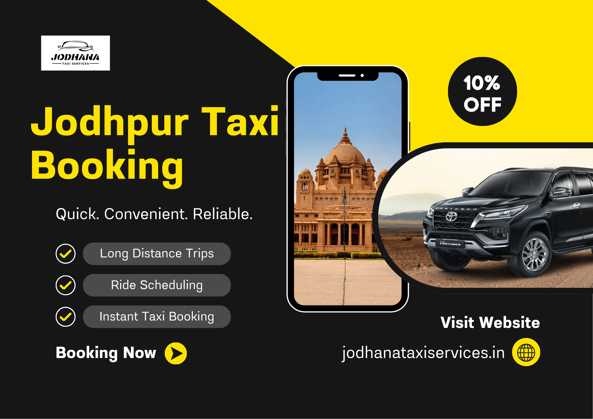 You are currently viewing Jodhpur Taxi Booking | Jodhana Taxi Services | 24×7 Cab Hire in Jodhpur
