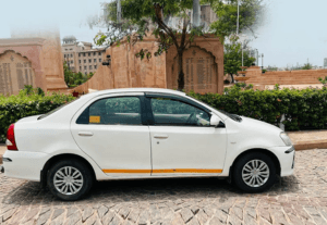 toyota etios hire in jodhpur